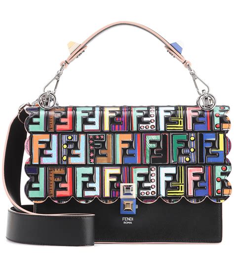 fendi kan if shoulder bag|fendi zip pocket shoulder bags.